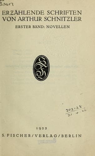 Tapa de Gesammelte werke