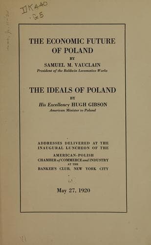 Tapa de Poland, her problems and her future