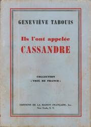 Tapa de Ils l'ont appelée Cassandre