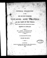 Tapa de A General collection of the best and most interesting voyages and travels in all parts of the world