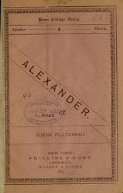 Tapa de Alexander