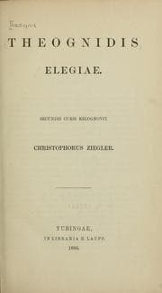 Tapa de Elegiae