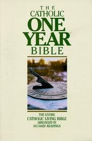 Tapa de The Catholic One Year Bible