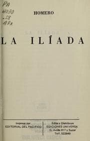 Tapa de La Iliada