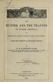 Tapa de The hunter and the trapper in North America