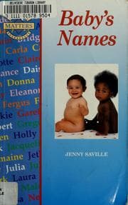 Tapa de Baby's names