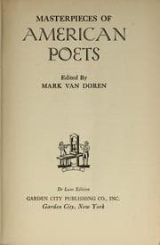 Tapa de Masterpieces of American poets