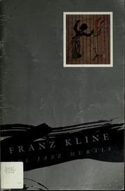 Tapa de Franz Kline