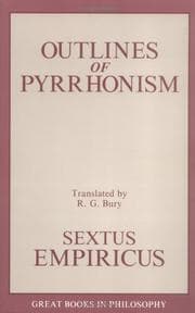 Tapa de Outlines of Pyrrhonism