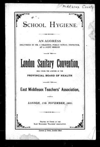 Tapa de School hygiene