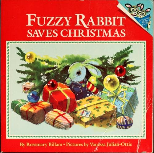 Tapa de Fuzzy Rabbit saves Christmas