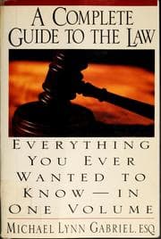 Tapa de A complete guide to the law