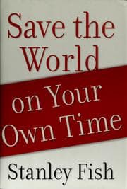 Tapa de Save the world on your own time