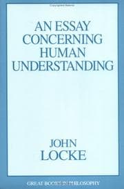 Tapa de An Essay Concerning Human Understanding (Great Books in Philosophy)