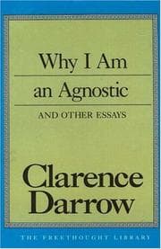 Tapa de Why I am an Agnostic and other essays