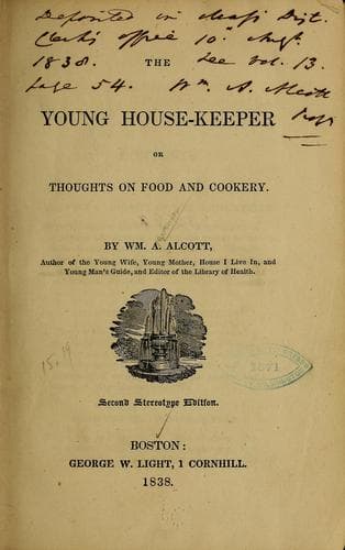 Tapa de The young house-keeper