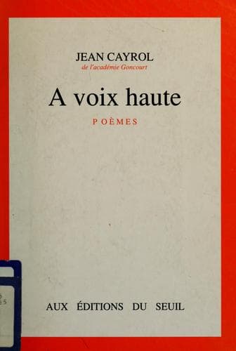 Tapa de A voix haute