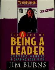 Tapa de The word on being a leader