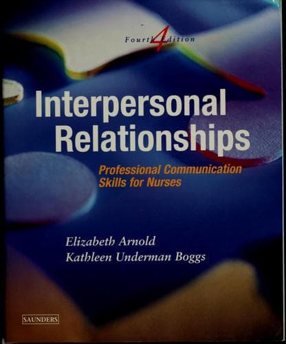 Tapa de Interpersonal relationships