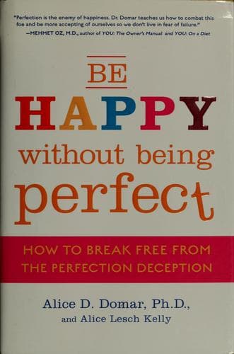 Tapa de Be happy without being perfect