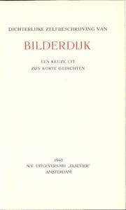 Tapa de Dichterlijke zelfbeschrijving van Bilderdijk
