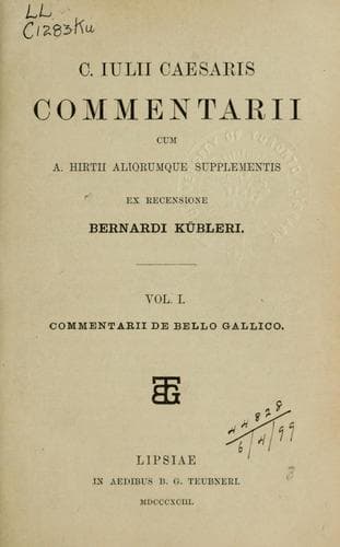 Tapa de Commentarii
