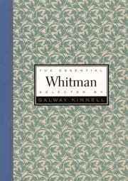 Tapa de Essential Whitman (Essential Poets)