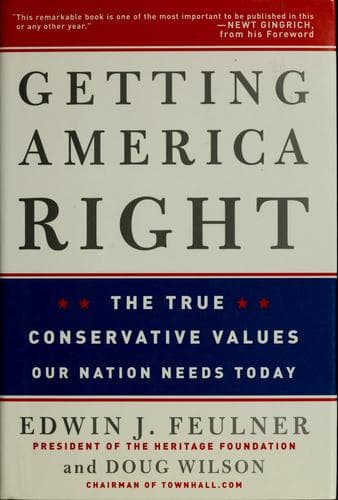 Tapa de Getting America right
