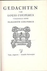 Tapa de Gedachten van Louis Couperus