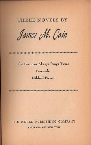 Tapa de Three novels
