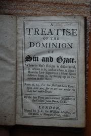 Tapa de A treatise of the dominion of sin and grace