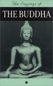 Tapa de The sayings of the Buddha