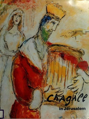 Tapa de Chagall in Jerusalem.