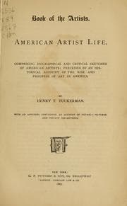 Tapa de Book of the artists