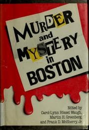 Tapa de Murder and mystery in Boston