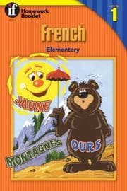Tapa de French Homework Booklet, Elementary, Level 1