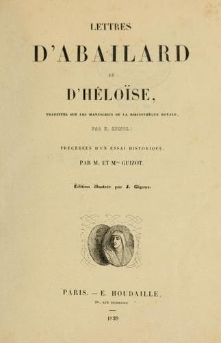 Tapa de Lettres d'Abailard et d'Héloise