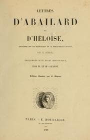 Tapa de Lettres d'Abailard et d'Héloise
