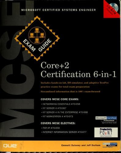 Tapa de MCSE Core +2 Certification exam guide 6-in-1