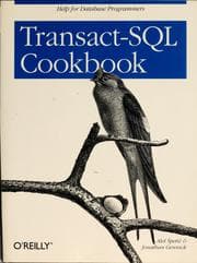 Tapa de Transact-SQL Cookbook