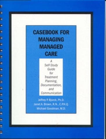 Tapa de Casebook for Managing Managed Care
