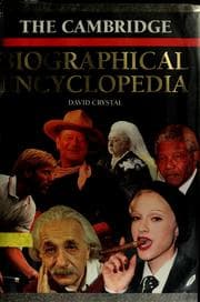 Tapa de The Cambridge biographical encyclopedia