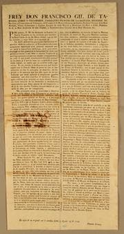 Tapa de Frey don Francisco Gil de Tabaoda Lemos y Villamarin, caballero profeso de la sagrada Religion de San Juan, y comendador de Villamarin, del consejo de S.M. en el Supremo de Guerra, teniente general de la Real Armada, virrey governador y capitan general de estos reynos y provincias del Perú y Chile, presidente de la Real Audiencia de esta capital, y superintendente general de la Real Hacienda &c
