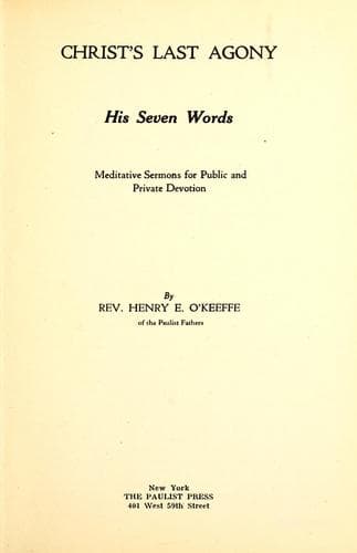 Tapa de Christ's last agony
