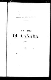 Tapa de Histoire du Canada, de son église et de ses missions