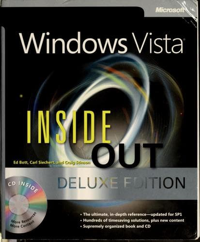 Tapa de Windows Vista inside out
