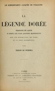 Tapa de La légende dorée, traduite du latin d'après les plus anciens manuscrits