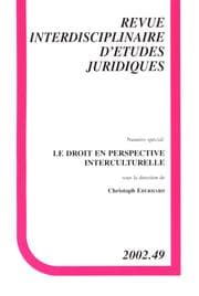 Tapa de Le Droit en perspective interculturelle