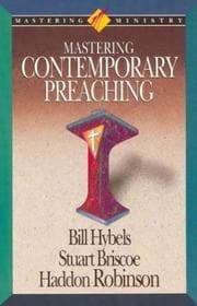 Tapa de Mastering contemporary preaching