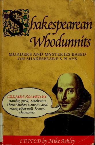 Tapa de Shakespearean whodunnits